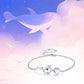 925 Sterling Silver Whale Adjustable Moonstone Ankle Bracelet Beach Foot Chain Cute Sea Animal Anklet Jewelry