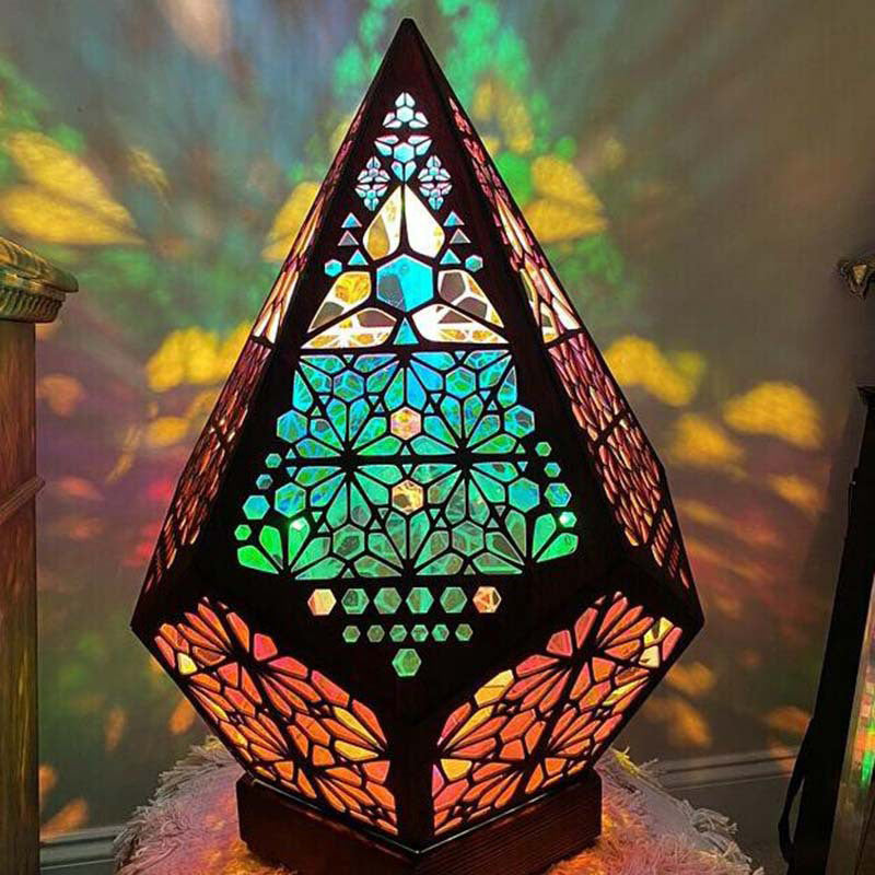 LED Bohemian Light Bohemian Floor Projector Diamond Romantic Star Star Floor Lamp