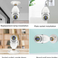 Light Bulb HD WIFI 360 Camera different installations Light Bulb Camera